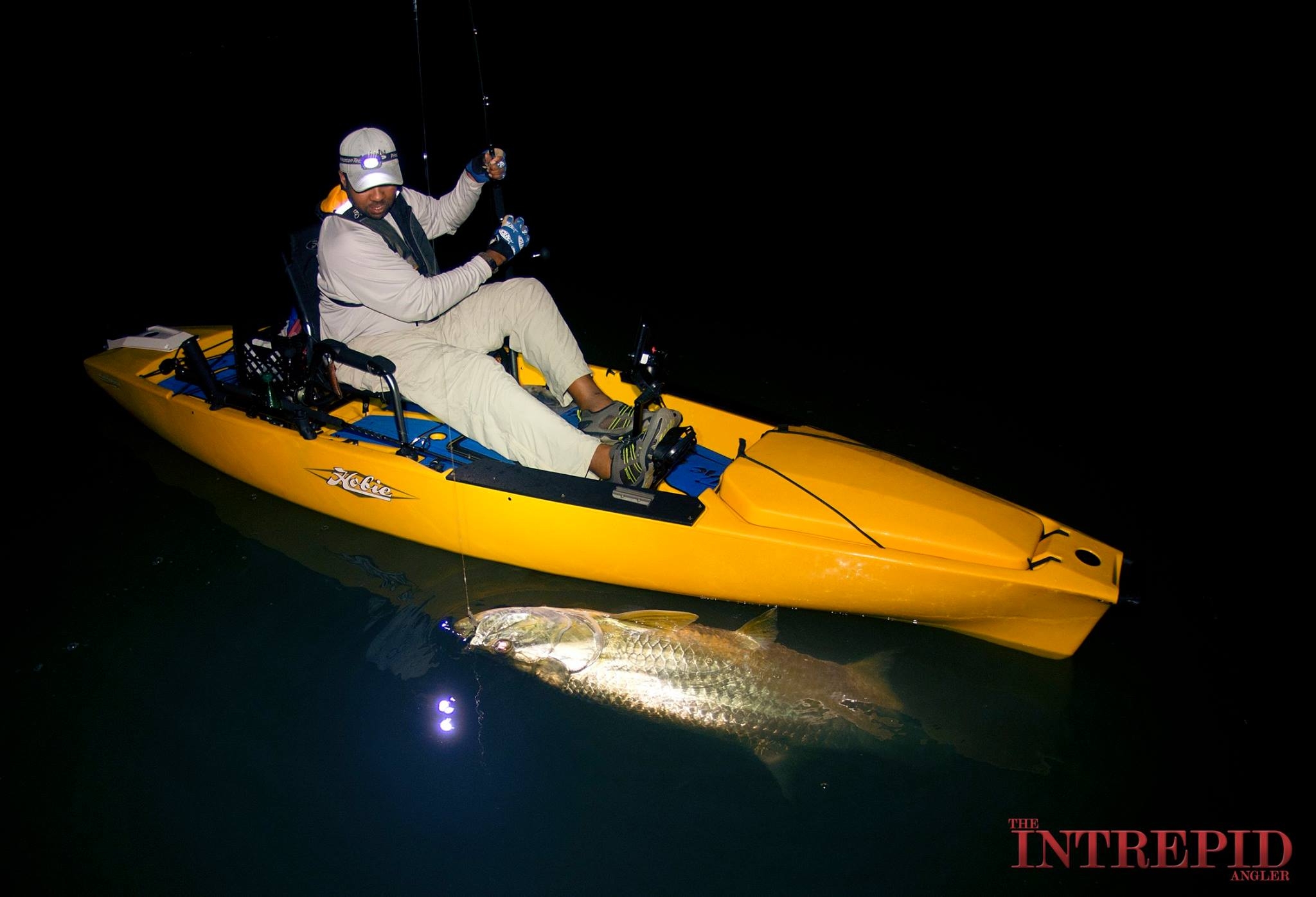 intrepid angler kayak fishing