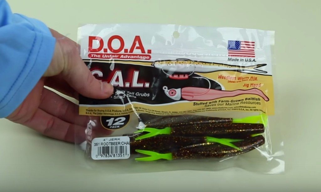 how to rig a DOA jerk bait