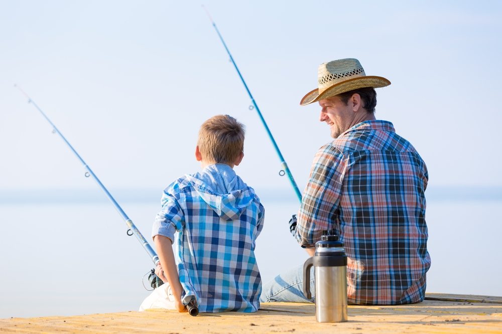 teaching kids how to fish