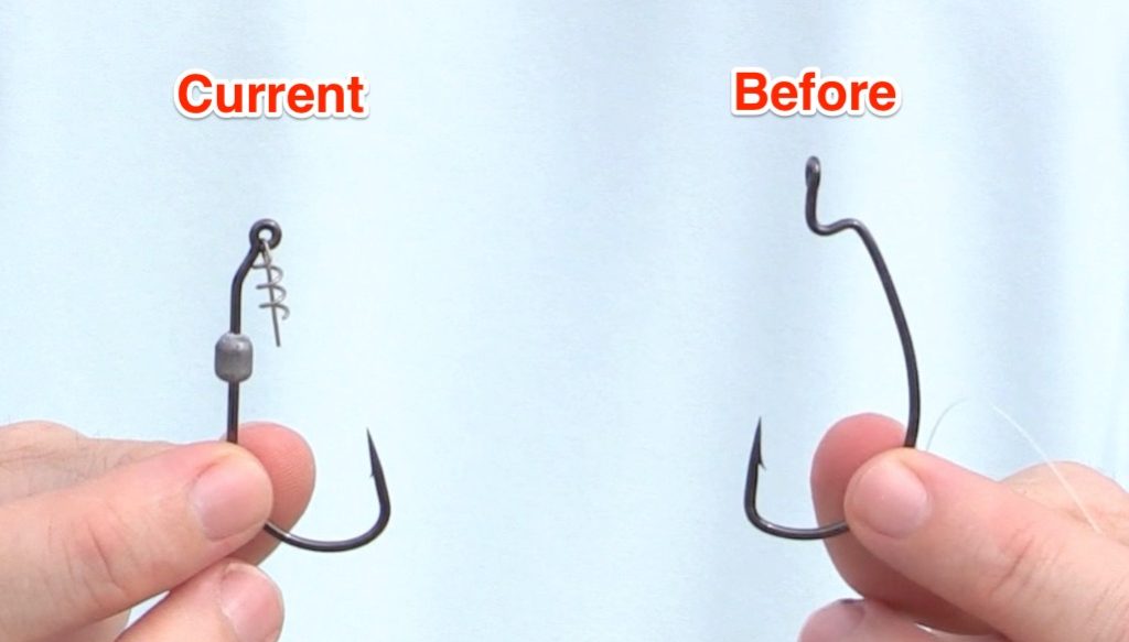 swim bait vs bass hook