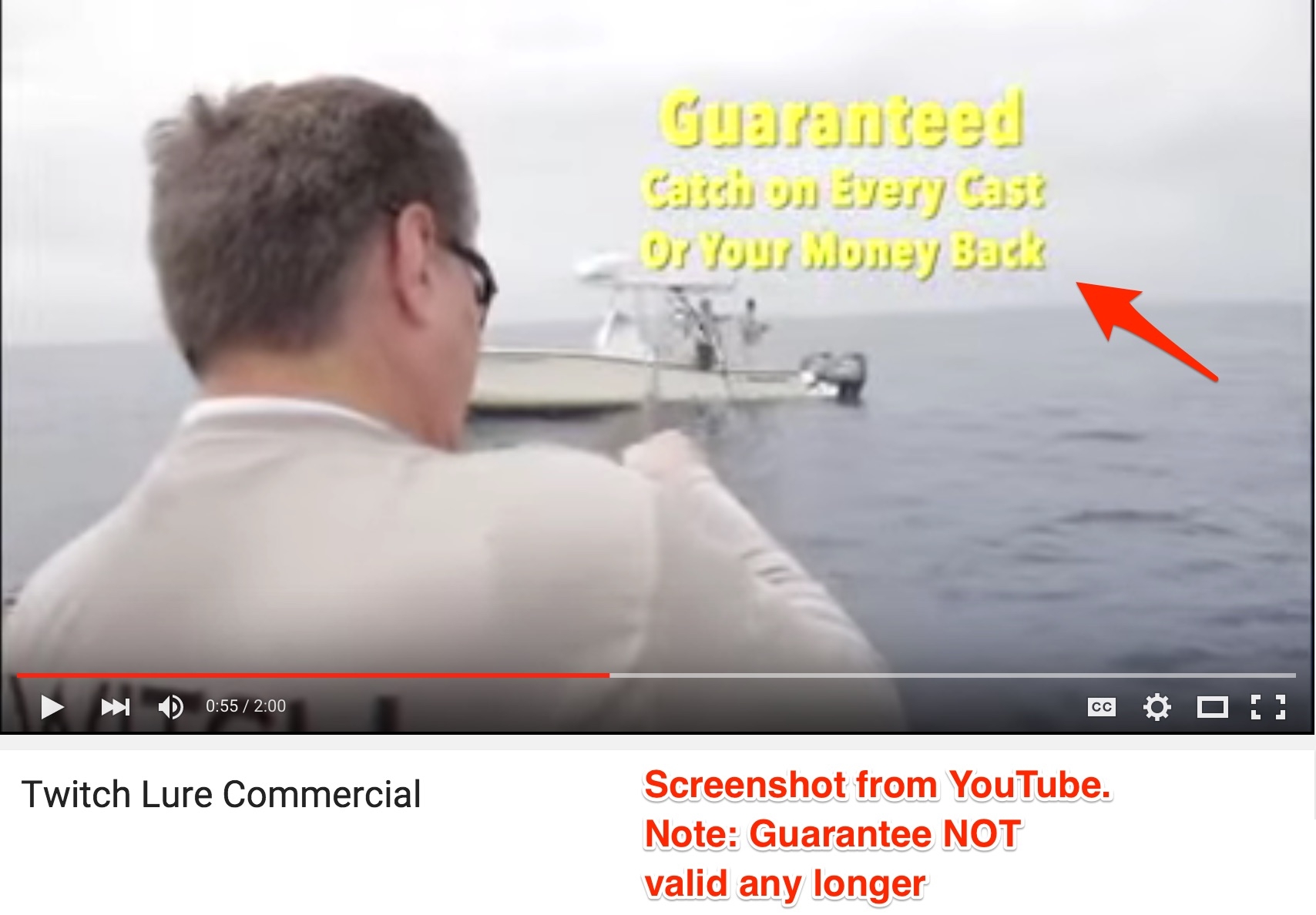 twitching lure video