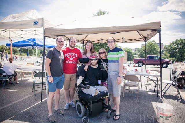 wounded warrior and his angel