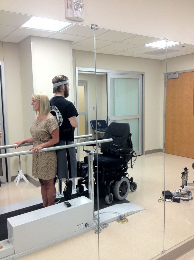 wounded warrior and his angel