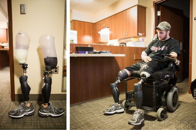 wounded warrior and his angel