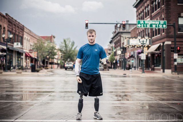 wounded warrior and his angel