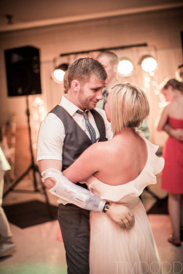 wounded warrior and his angel