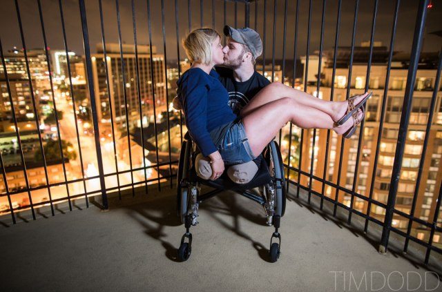 wounded warrior and his angel