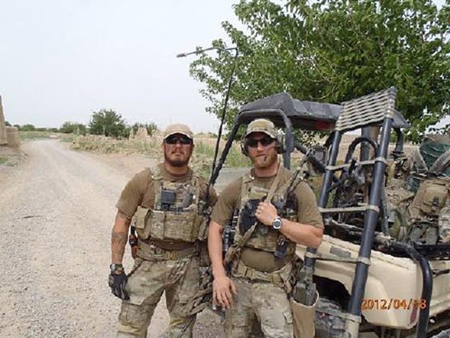 wounded warrior and his angel