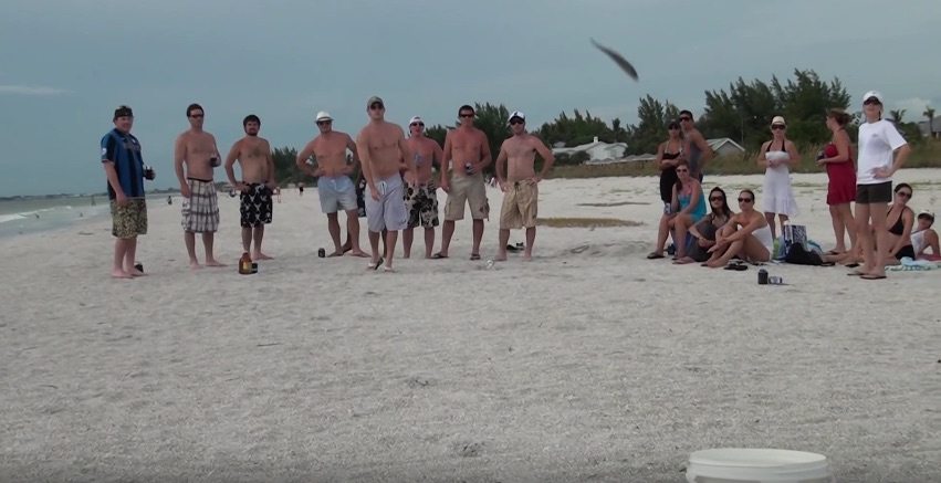 mullet toss competition