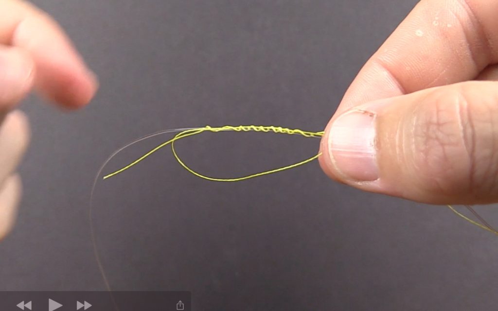 Double Uni knot twists