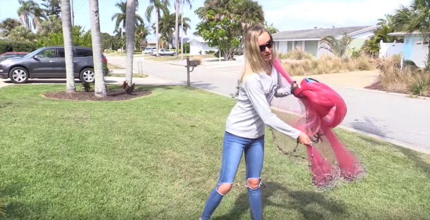 how to throw a 10-foot cast net