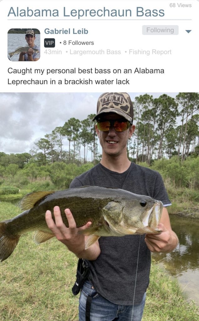 alabama leprechaun largemouth bass