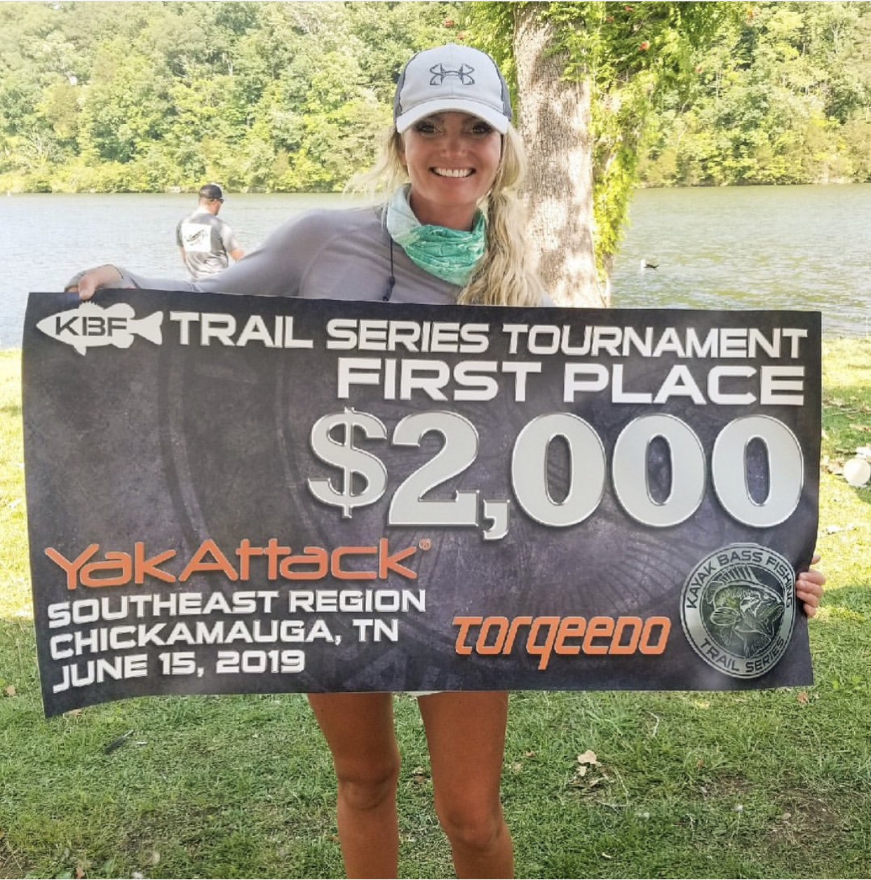 kristine fischer kayak fishing