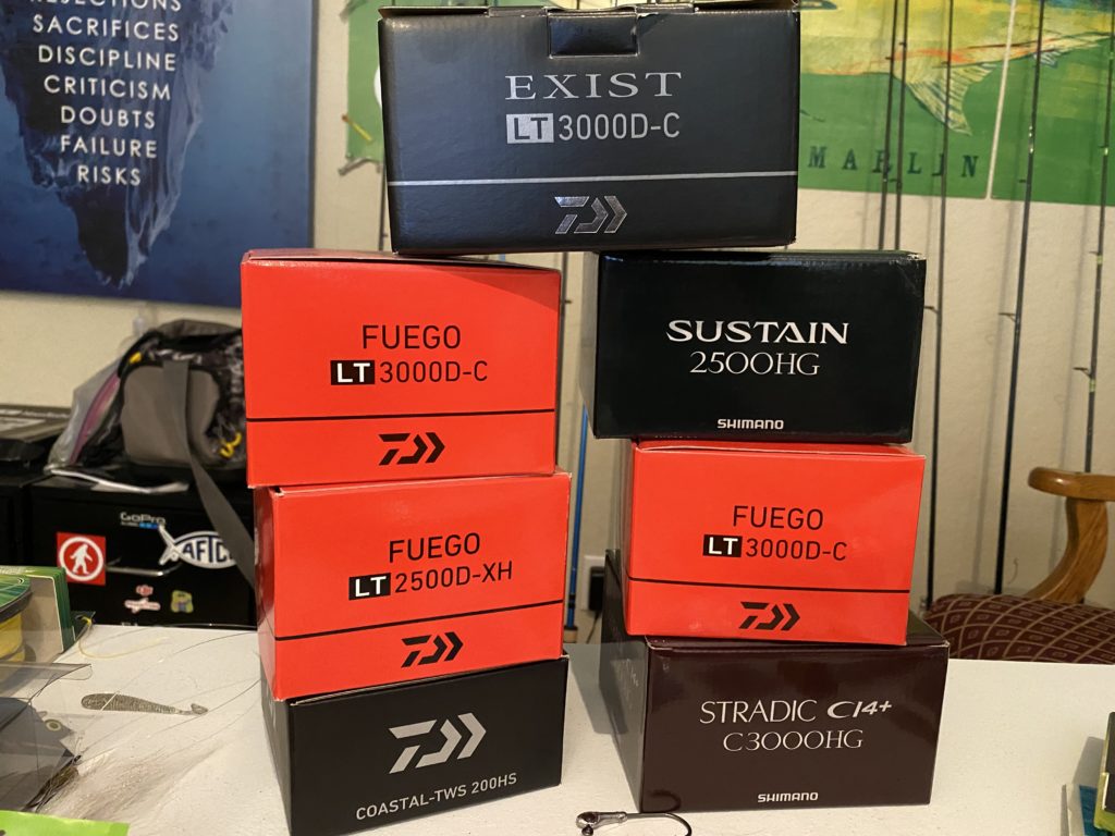 daiwa and shimano reels