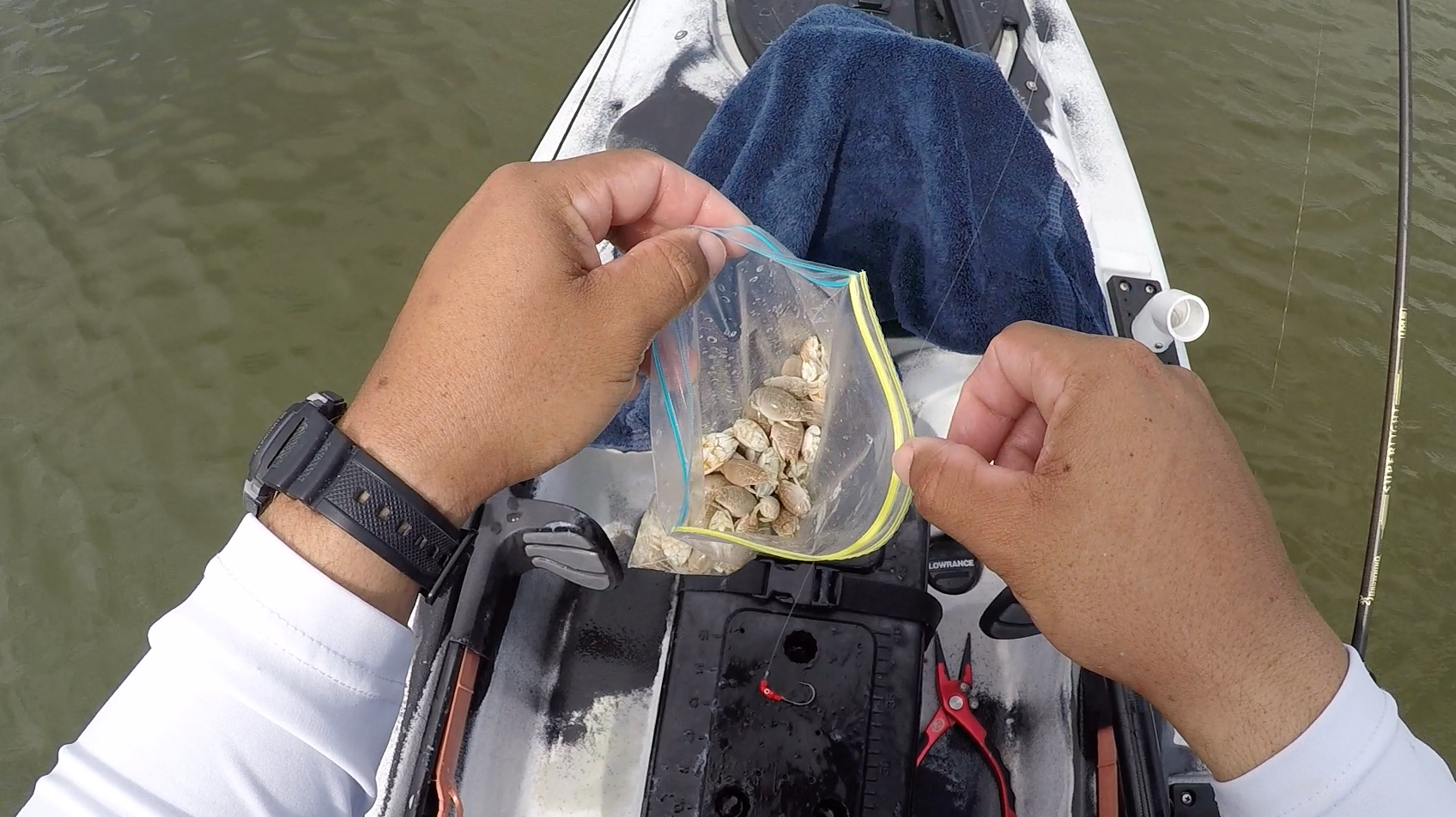 how to catch black drum using sand fleas