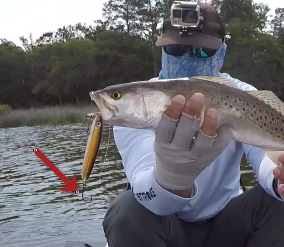 how to replace treble hooks with single hooks