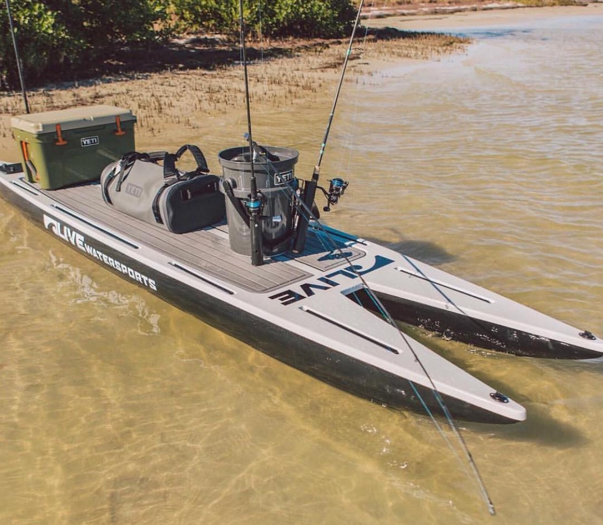 catamaran fishing paddleboard l2fish