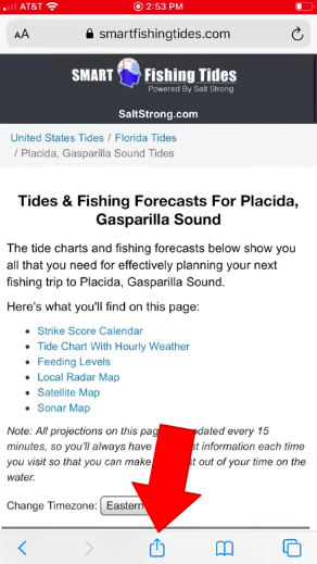 fishing tide app