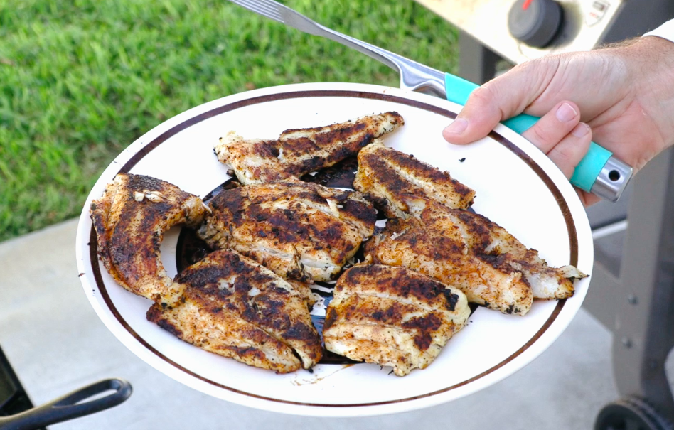 blackened flounder