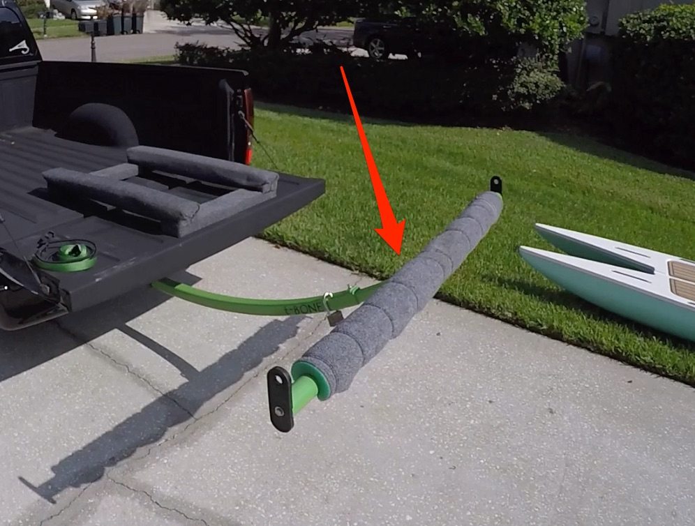 how to transport a kayak in a truck