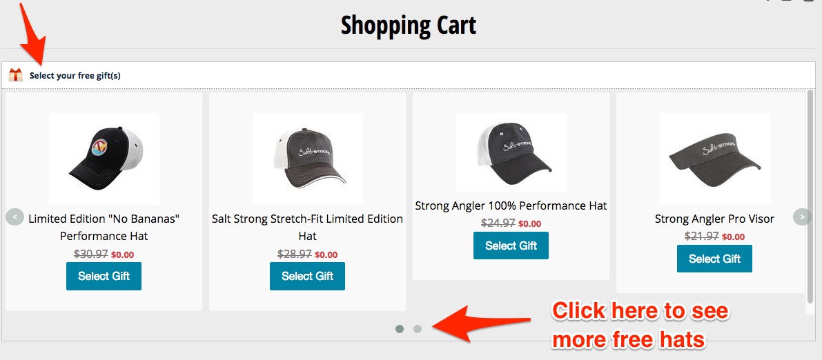salt strong free hat