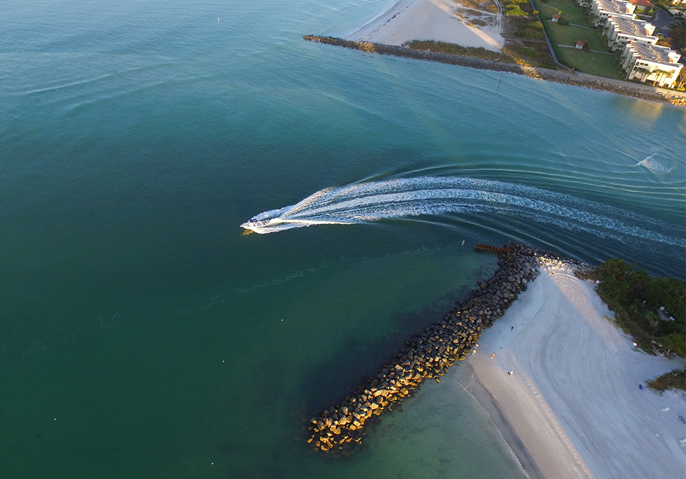 approaching schools of tarpon