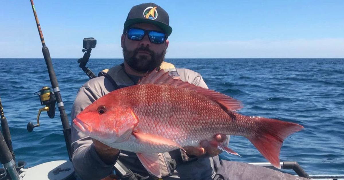 kayak fishing offshore