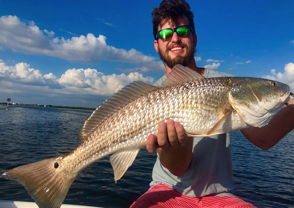 Redfish after removing ghost traps