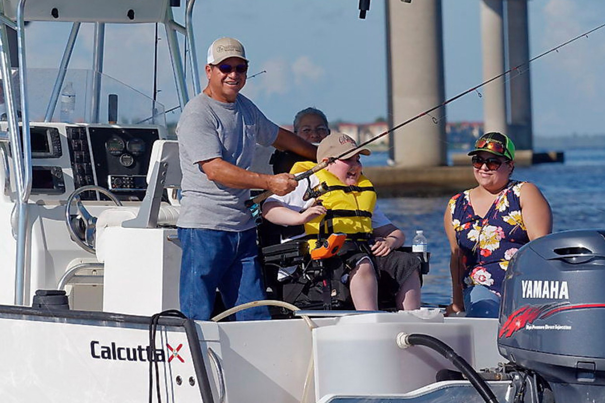 kids fishing with C.A.S.T. For Kids