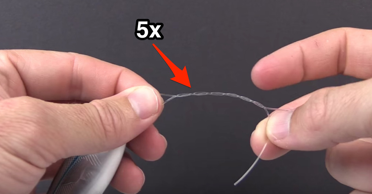 Clinch Knot Step 2.1