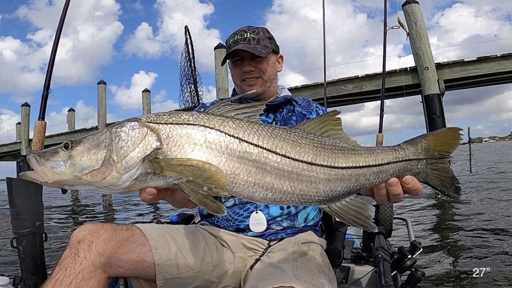 kayak fishing snook
