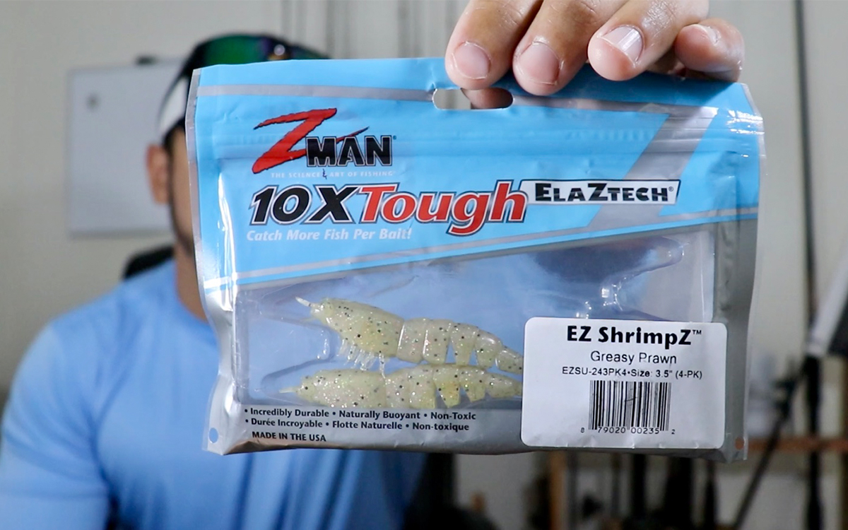unrigged Z-Man EZ ShrimpZ