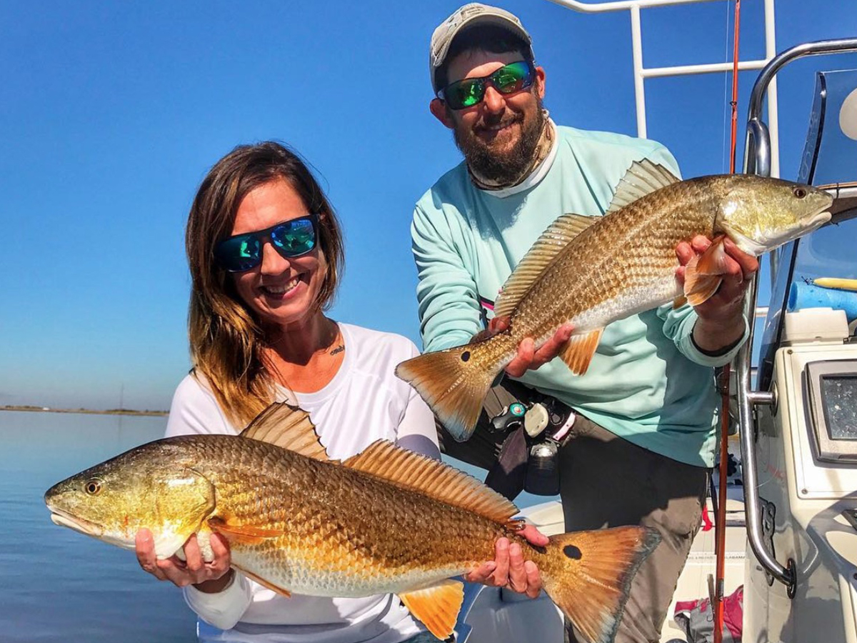 Alabama Fish Hatchery Double up Redfish