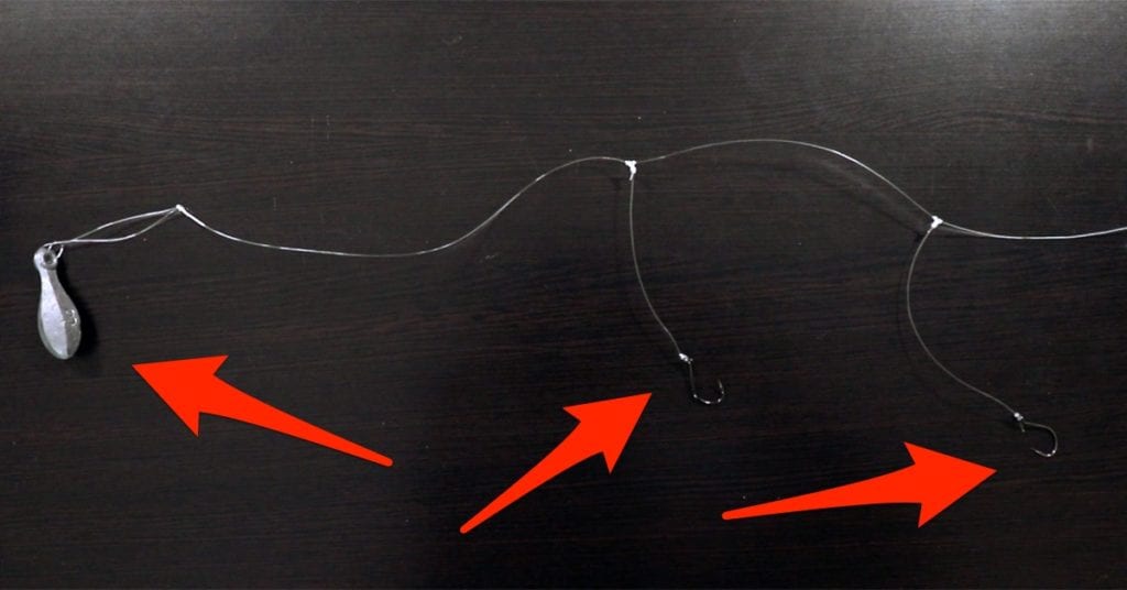 how to tie a high low rig