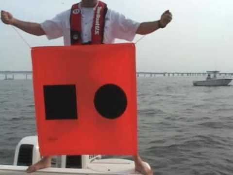 visual distress flag