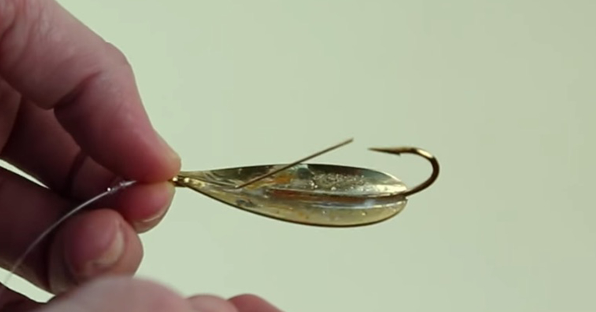 Gold Spoon Fishing Lure