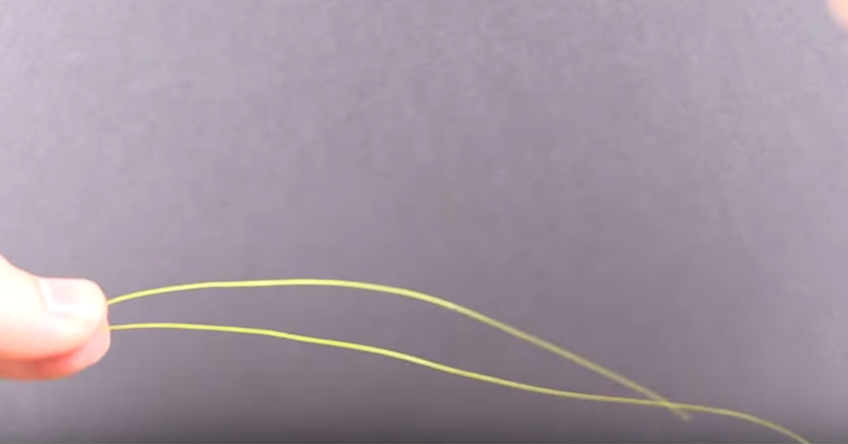 Step 3 of the San Diego Jam Knot