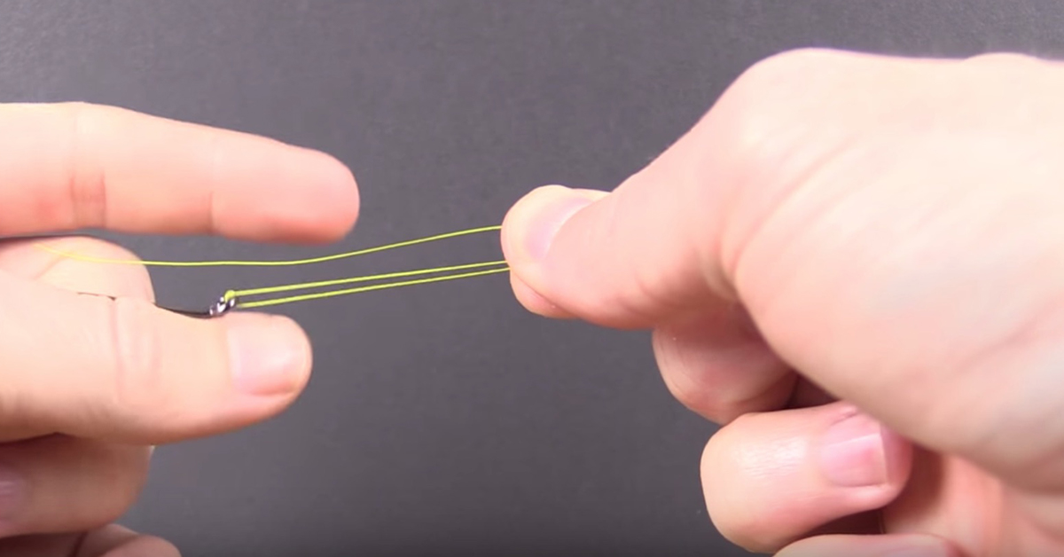 Step 4 of the San Diego Jam Knot