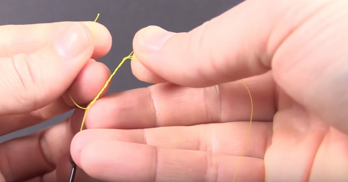 Step 6 of the San Diego Jam Knot