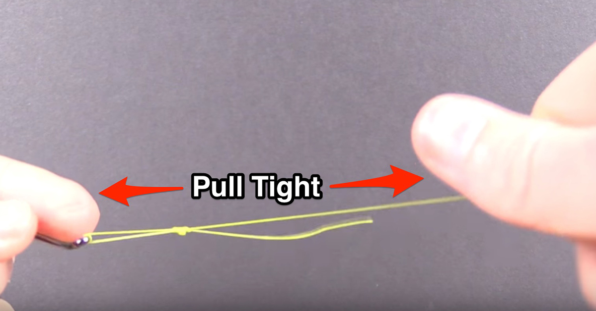 Step 7 of the San Diego Jam Knot