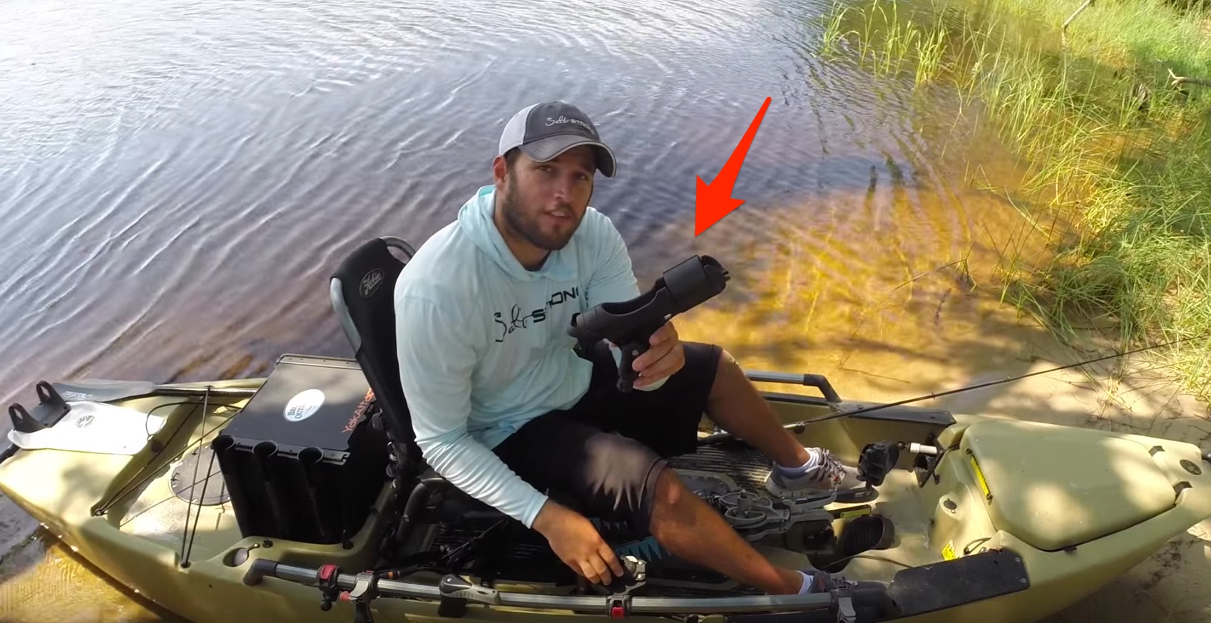 kayak fishing rod holder