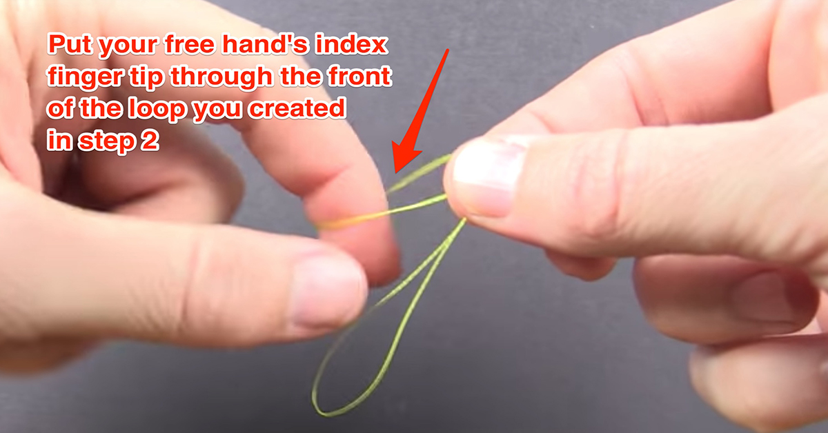 King Sling Knot Step 3