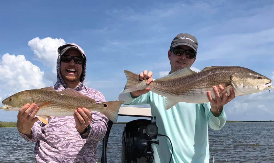 redfish on popping corks