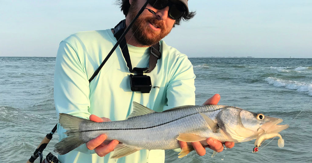 how to catch snook from the beach
