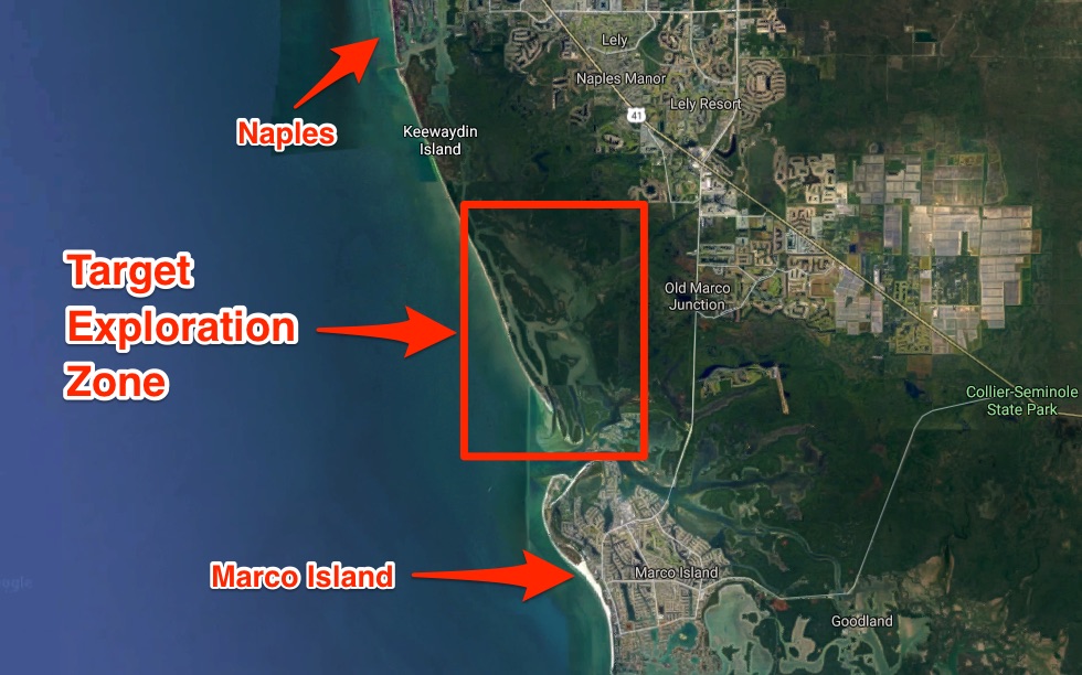 marco island fishing report map