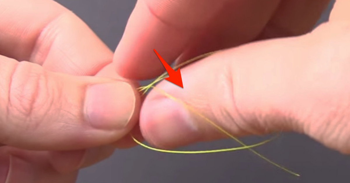 Modified Uni Knot Step 4