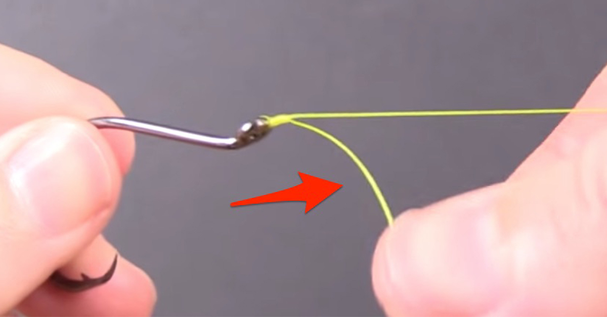 Modified Uni Knot Step 6