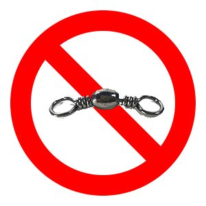 no swivels