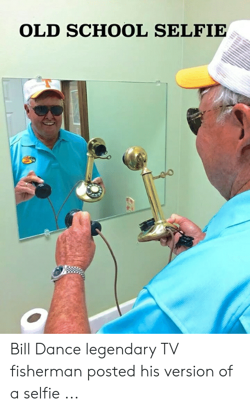 bill dance fishing selfie