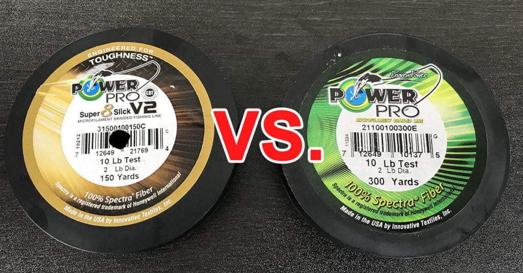 powerpro original vs super slick 8 v2